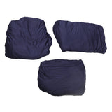 Sofa Cover Prevent Slip Wearable Universal Plain Color Full Wrap Stretch Couch Protector for Home Blue