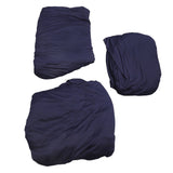 Sofa Cover Prevent Slip Wearable Universal Plain Color Full Wrap Stretch Couch Protector for Home Blue