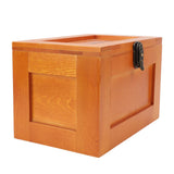 Desktop Wooden Storage Box Multifunctional Wood Container Box with Lock and Keys for Sundries Stationery Baked Color In Australia - Darrahopens