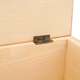 Desktop Wooden Storage Box Multifunctional Wood Container Box with Lock and Keys for Sundries Stationery Baked Color In Australia - Darrahopens