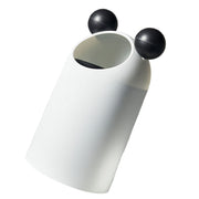 Trash Can Household 8L Large Capacity Garbage Can Large Open Mouth Cartoon Garbage Container Bin for Living Room Bedroom Bathroom