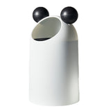 Trash Can Household 8L Large Capacity Garbage Can Large Open Mouth Cartoon Garbage Container Bin for Living Room Bedroom Bathroom
