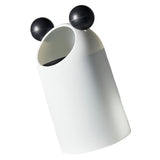 Trash Can Household 8L Large Capacity Garbage Can Large Open Mouth Cartoon Garbage Container Bin for Living Room Bedroom Bathroom