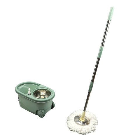 Spin Mop Bucket Floor Cleaning Mop Kit System Double Drive Washable Reusable Labor Saving In Australia - Darrahopens