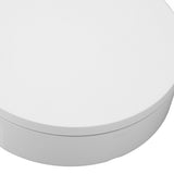 Motorized Rotating Display Stand 8.7in 110.2lb Load Capacity Electronic Turntable Display Stand for Photography Jewelry Watch 3D Models 100‑240V White EU Plug