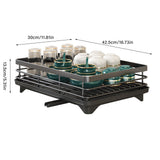 Kitchen Dish Rack Carbon Steel Kitchen Drying Rack Single Layer In Australia - Darrahopens