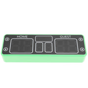 Digital Scoreboard Battery Powered Scoreboard LED Electronic Scoreboard Score Keeper 2000mAh for Indoor Outdoor Games Green