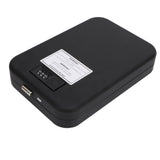 Portable Safe Box Steel Plate Fast Access Biometric Fingerprint Security Case with Combination Code for Tabletop Travel Car