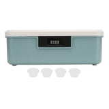 Password Storage Box 16L Capacity Compartment Design File Storage Case Document Organizer with Password Lock for Important Documents Files Items Blue In Australia - Darrahopens