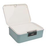 Password Storage Box 16L Capacity Compartment Design File Storage Case Document Organizer with Password Lock for Important Documents Files Items Blue