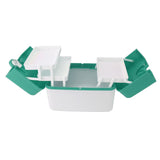 Medicine Storage Box Emergency Supplies Organizer Medical Kit Container for Kindergarten School Home Green