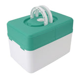 Medicine Storage Box Emergency Supplies Organizer Medical Kit Container for Kindergarten School Home Green