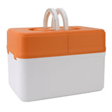 Medicine Storage Box Emergency Supplies Organizer Medical Kit Container for Kindergarten School Home Orange