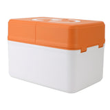 Medicine Storage Box Emergency Supplies Organizer Medical Kit Container for Kindergarten School Home Orange