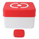 Medicine Storage Box Emergency Supplies Organizer Medical Kit Container for Kindergarten School Home Red