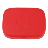 Medicine Storage Box Emergency Supplies Organizer Medical Kit Container for Kindergarten School Home Red