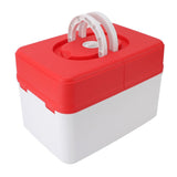 Medicine Storage Box Emergency Supplies Organizer Medical Kit Container for Kindergarten School Home Red