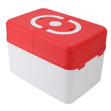 Medicine Storage Box Emergency Supplies Organizer Medical Kit Container for Kindergarten School Home Red