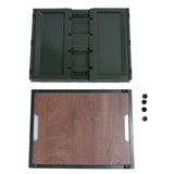 Foldable Camping Storage Box with Lids Versatile Stackable Movable Portable Camping Storage Bin with Wheels for Home Outdoor OD Green Large 52L In Australia - Darrahopens
