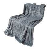 Heated Blanket Soft Flannel Electric Throw Heating Blanket with 3 Time Settings 6 Heat Settings Machine Washable 130x160cm / 51.2x63.0in