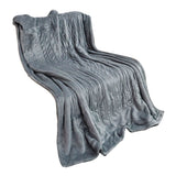 Heated Blanket Soft Flannel Electric Throw Heating Blanket with 3 Time Settings 6 Heat Settings Machine Washable 130x160cm / 51.2x63.0in