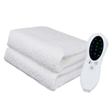 Electric Blanket Intelligent Temperature Control Healthy Warm Comfortable Smart Timed Heated Blanket 150x80cm White In Australia - Darrahopens