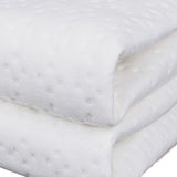 Electric Blanket Intelligent Temperature Control Healthy Warm Comfortable Smart Timed Heated Blanket 150x80cm White