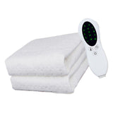 Electric Blanket Intelligent Temperature Control Healthy Warm Comfortable Smart Timed Heated Blanket 150x80cm White