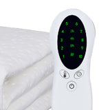 Electric Blanket Intelligent Temperature Control Healthy Warm Comfortable Smart Timed Heated Blanket 150x80cm White