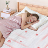 Electric Blanket Intelligent Temperature Control Healthy Warm Comfortable Smart Timed Heated Blanket 150x80cm White