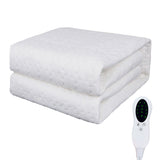 Electric Heating Blanket 10 Levels Intelligent Temperature Control Dual Control Electric Heated Mattress Pad with 3 Speed Timer In Australia - Darrahopens