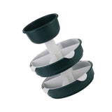 3 Tier Rotable Hot Pot Vegetable Tray Multifunctional Rotating Hot Pot Platter Fruit Snack Plate for Home Kitchen In Australia - Darrahopens