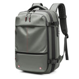 Vacuum Backpack 19 Inch Large Capacity Stylish Casual Waterproof Men Expandable Travel Backpack with Vacuum Pump for Travel Business Green In Australia - Darrahopens