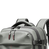 Vacuum Backpack 19 Inch Large Capacity Stylish Casual Waterproof Men Expandable Travel Backpack with Vacuum Pump for Travel Business Green