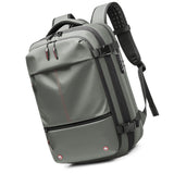 Vacuum Backpack 19 Inch Large Capacity Stylish Casual Waterproof Men Expandable Travel Backpack with Vacuum Pump for Travel Business Green