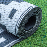 Outdoor Area Carpet PP Woven Waterproof Non Slip Breathable UV Proof RV Rug for Patio Garden Beach Lawn 6 X 9F / 1.8 X 2.7m In Australia - Darrahopens