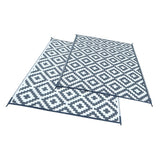 Outdoor Area Carpet PP Woven Waterproof Non Slip Breathable UV Proof RV Rug for Patio Garden Beach Lawn 6 X 9F / 1.8 X 2.7m