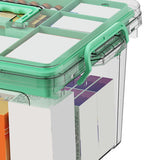 Portable Medicine Box Multilayer Large Capacity Emergency First Aid Kit Box with Handle for Home Travel Office