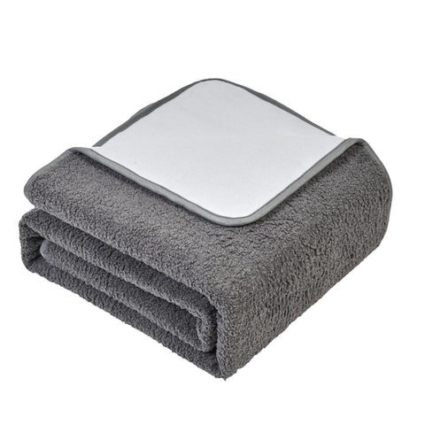 Heated Blanket Carbon Fiber Far IR Heating 9 Gear Temperature Control Electric Blanket Throw with 12 Hour Timer Gray In Australia - Darrahopens