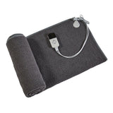 Heated Blanket Carbon Fiber Far IR Heating 9 Gear Temperature Control Electric Blanket Throw with 12 Hour Timer Gray In Australia - Darrahopens