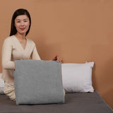 Heated Blanket Carbon Fiber Far IR Heating 9 Gear Temperature Control Electric Blanket Throw with 12 Hour Timer Gray
