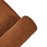 Heated Blanket Carbon Fiber Far IR Heating 9 Gear Temperature Control Electric Blanket Throw with 12 Hour Timer Brown