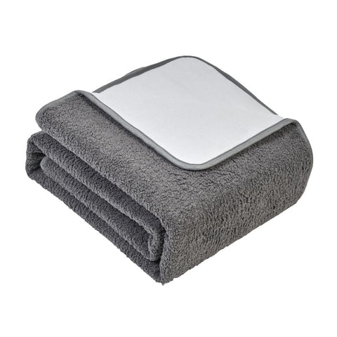 Heated Blanket Auto Off 9 Levels Carbon Fiber Dehumidification Electric Bed Warmer with Digital Controller 180 X 150cm Grey