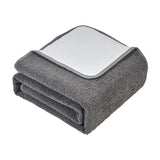 Heated Blanket Auto Off 9 Levels Carbon Fiber Dehumidification Electric Bed Warmer with Digital Controller 180 X 150cm Grey