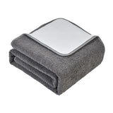 Heated Blanket Auto Off 9 Levels Carbon Fiber Dehumidification Electric Bed Warmer with Digital Controller 180 X 150cm Grey