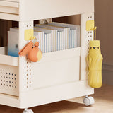 Storage Cart Space Saving Plastic Rolling Storage Organizer with Hooks Handle for Office Bedroom Dormitory Classroom with Drawer In Australia - Darrahopens