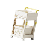 Storage Cart Space Saving Plastic Rolling Storage Organizer with Hooks Handle for Office Bedroom Dormitory Classroom with Drawer In Australia - Darrahopens