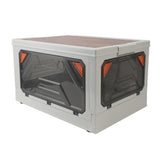 Foldable Stackable Storage Bins Multipurpose Large Capacity Plastic Storage Box with Lids for Camping Outdoor Travel In Australia - Darrahopens