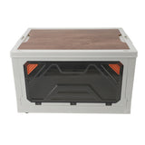 Foldable Stackable Storage Bins Multipurpose Large Capacity Plastic Storage Box with Lids for Camping Outdoor Travel In Australia - Darrahopens