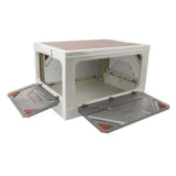Foldable Stackable Storage Bins Multipurpose Large Capacity Plastic Storage Box with Lids for Camping Outdoor Travel